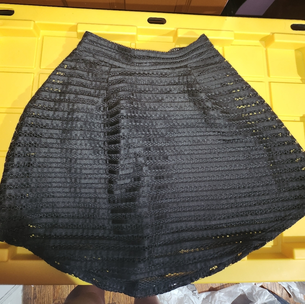 GUESS Elegant Black Lace Skirt